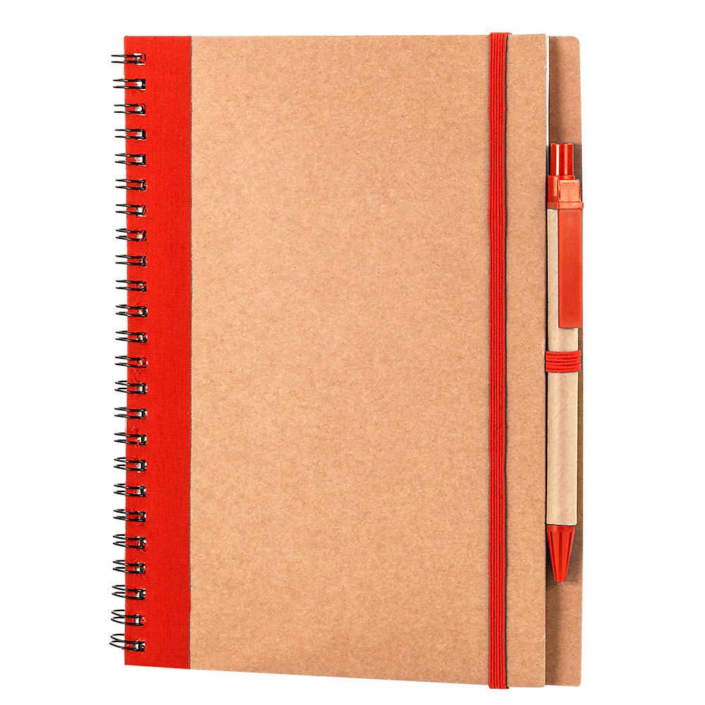 Ref.30108RO  LIBRETA RECIKLA 100% FSC