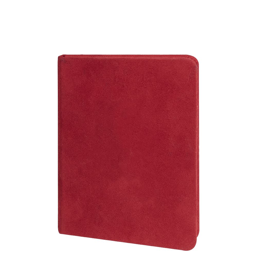 Ref.39549RO  LIBRETA VELVET FSC MixFSC 100%