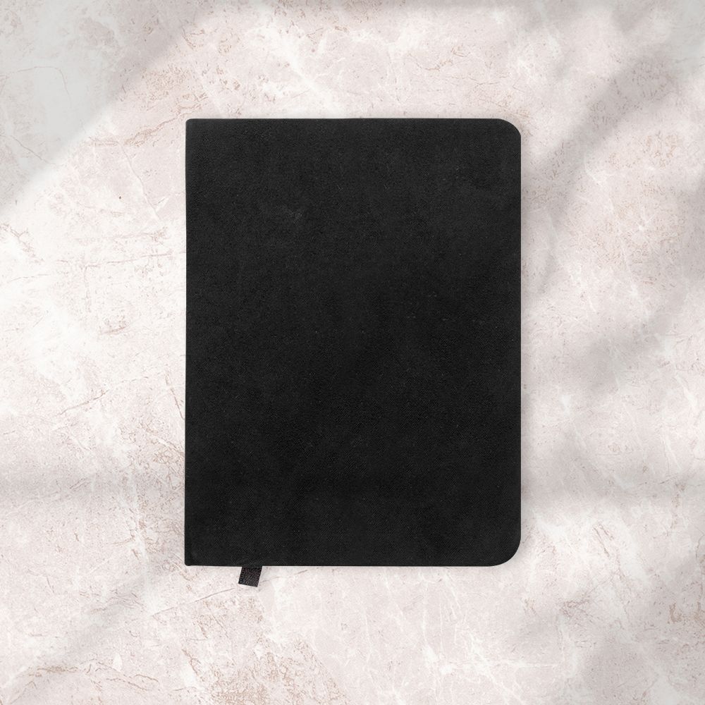 Ref.39549RO  LIBRETA VELVET FSC MixFSC 100% - Imagen 3