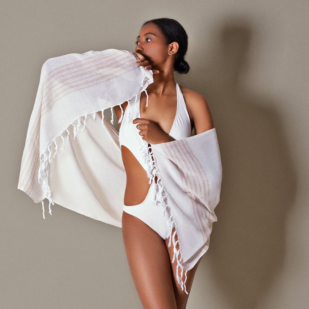 Ref.53049BEI PAREO FOULARD KAHAKAI BEIGE - Imagen 2