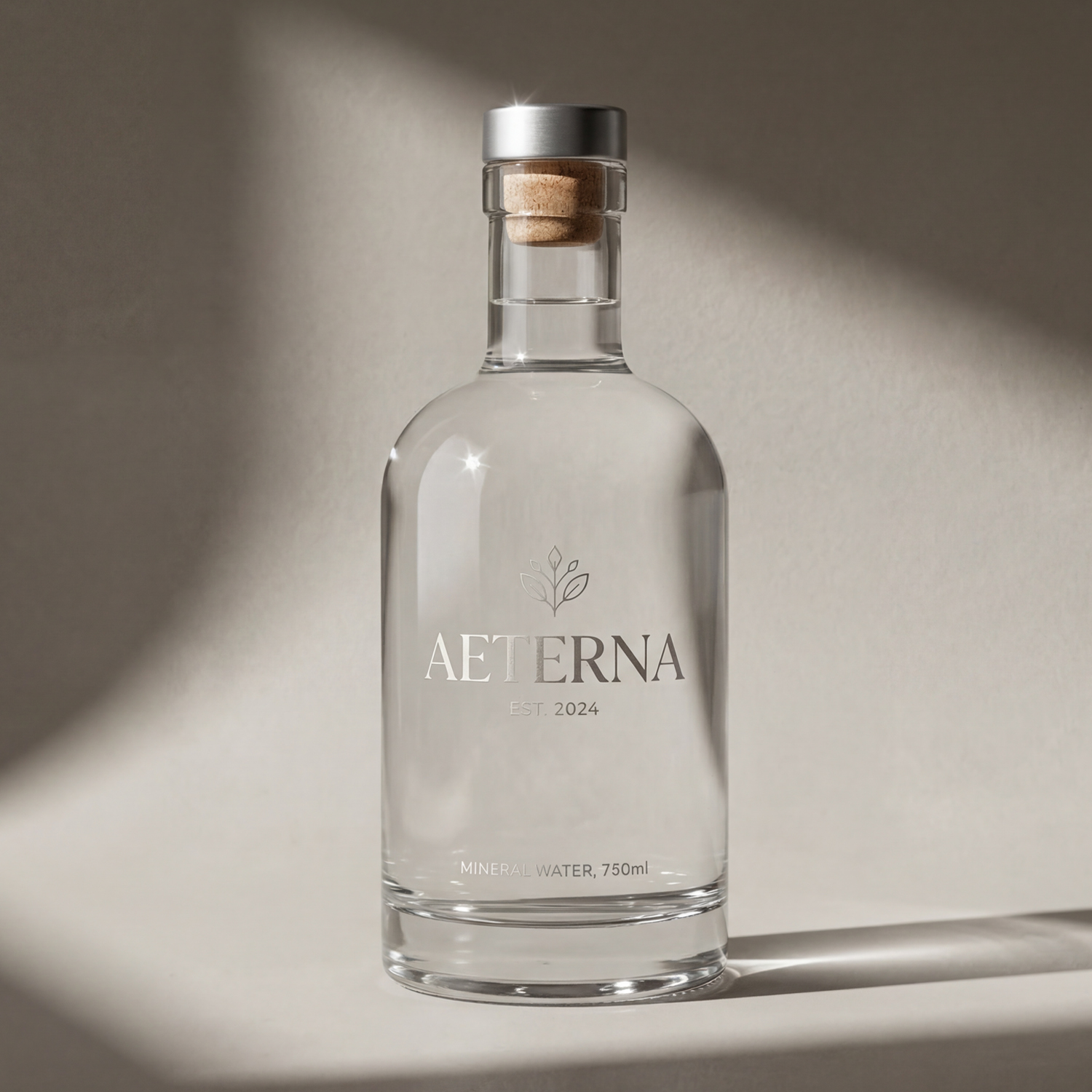 BOTELLA LIQUEUR  Ref.54519PLATA - Imagen 2