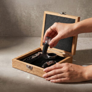 SET VINO RISERVA  Ref.56549MADERA